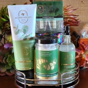 Bath & Body Works Aromatherapy Stress Relief Eucalyptus Spearmint Bundle
